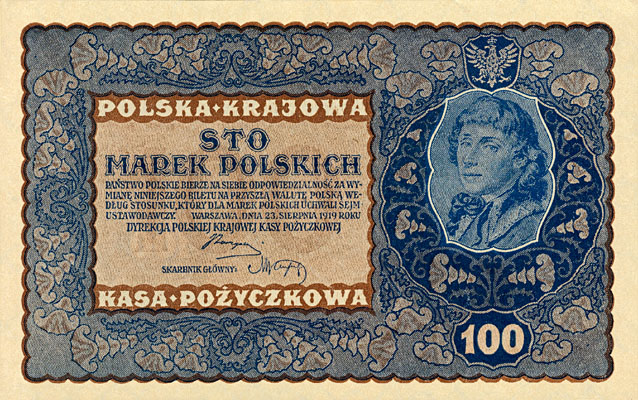 banknoty,monety polskie i nie tylko - 100mkp1919A.jpg