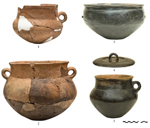 Prehistoria - obrazy - Ceramika kultury kuro-arakskiej. oxfordhb-9780199935413-e-14-graphic-004-inline.jpg